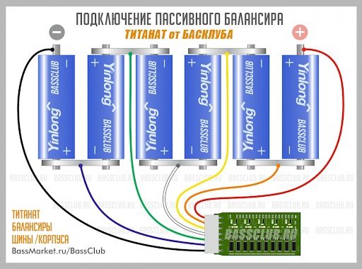 Балансир для титаната LTO