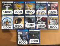 Продам игры пс 4 пс 5