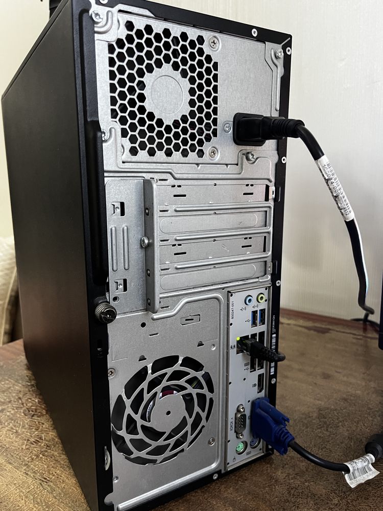 Компьютер и монитор HP