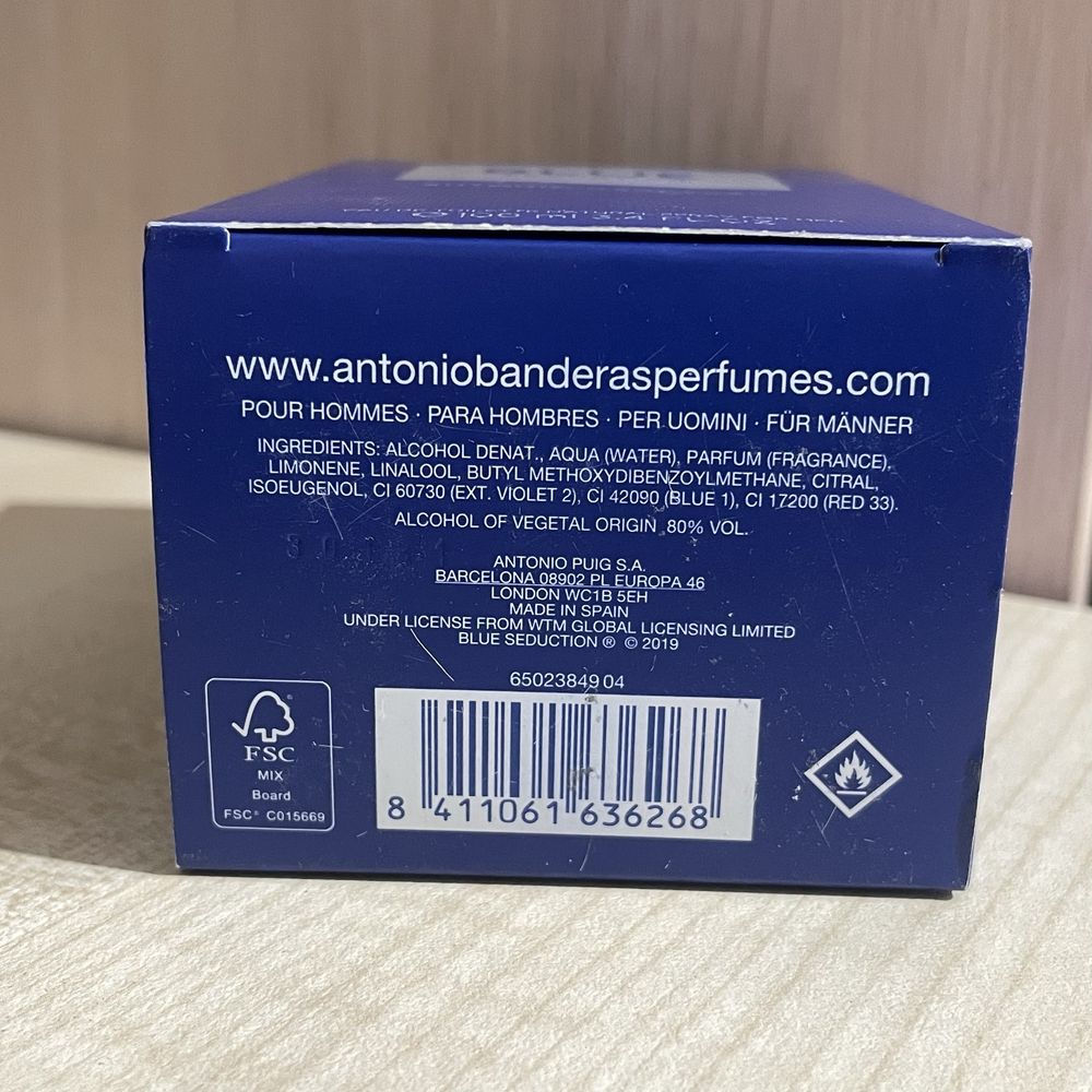 Antonio Banderas blue seduction парфюм