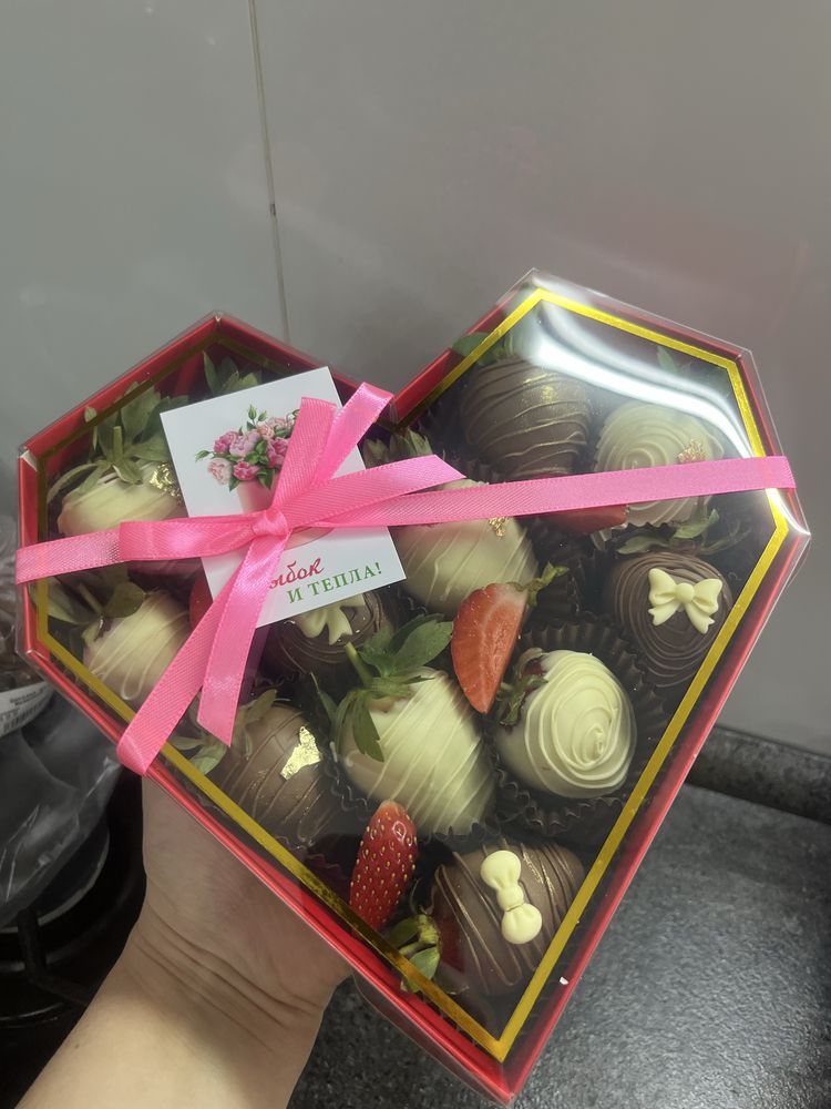 Клубника в шоколаде каждый день свежие