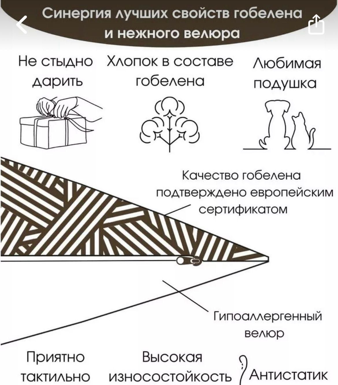Наволочка. Испанский гобелен