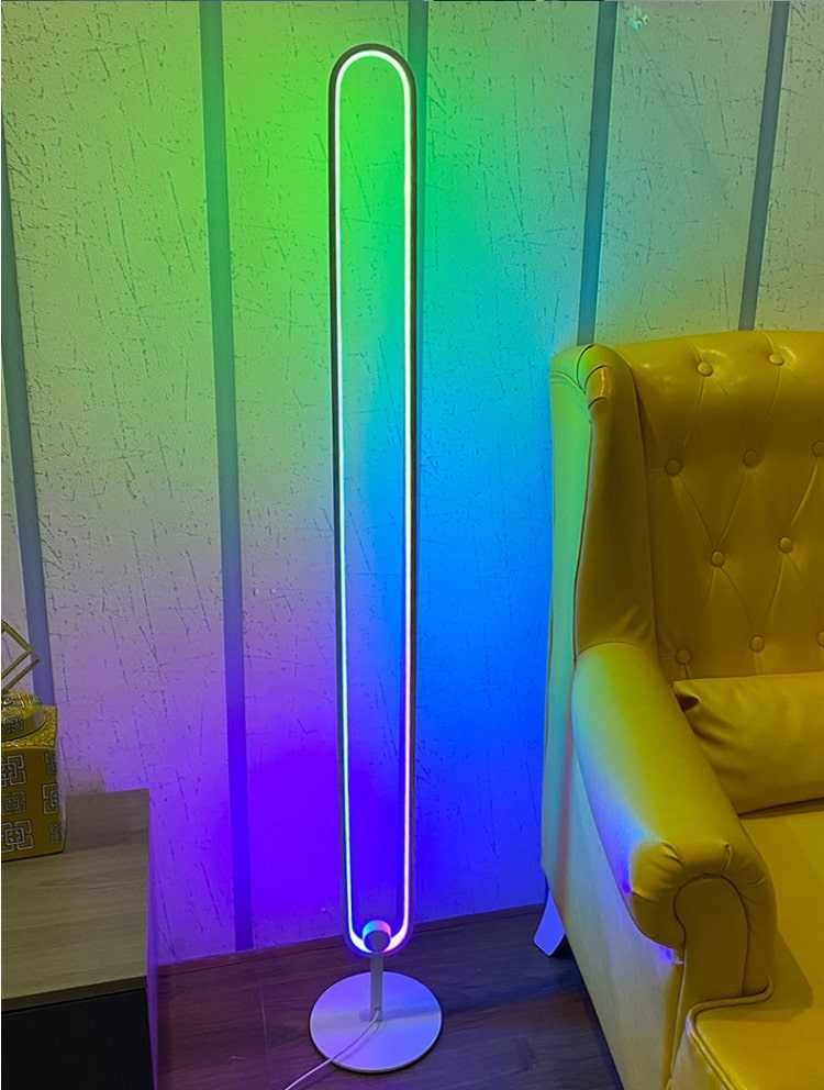 RGB  LED лампа, торшер ночник напольная лампа