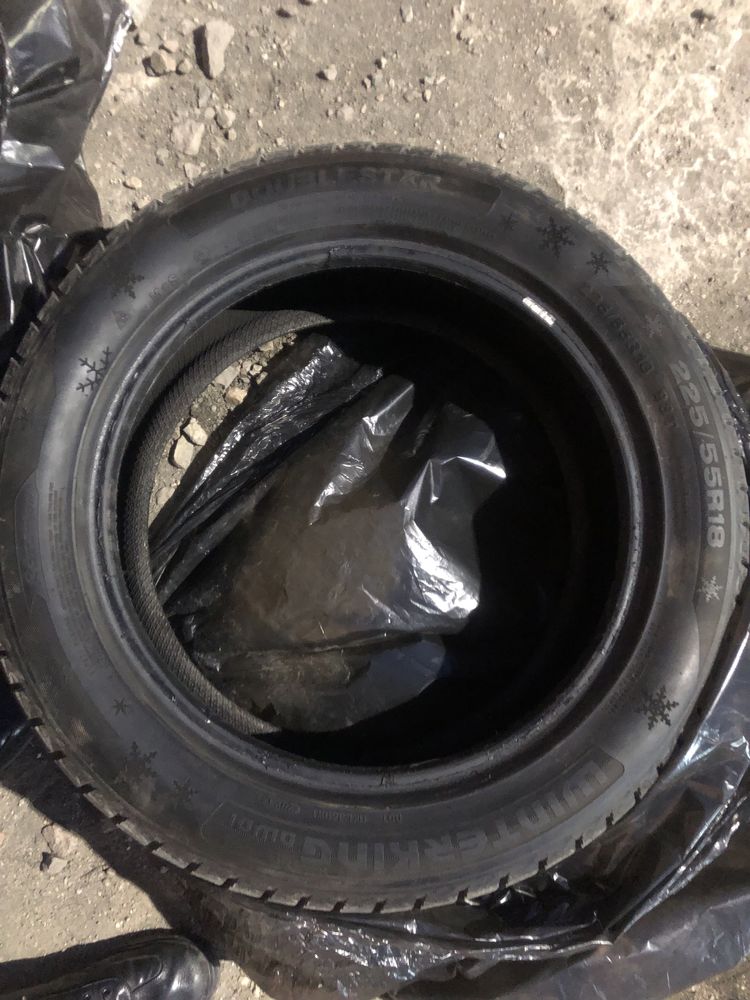 Одну зиму ездили размер 225/55 R18 в отличном состояний