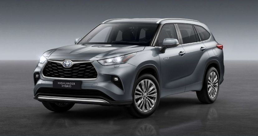 Стекло фары Toyota Highlander 19-24 Хайландер стекло фары