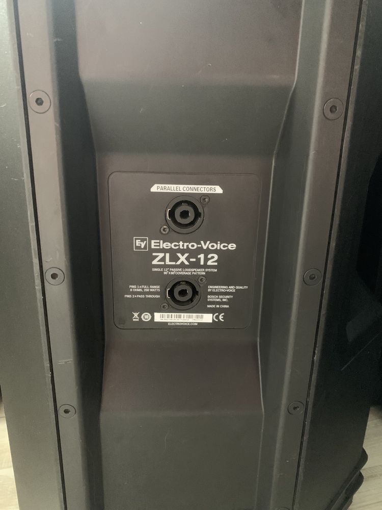 Акустический комплект звука ev electro voice zlx12 и behringer pmp4000