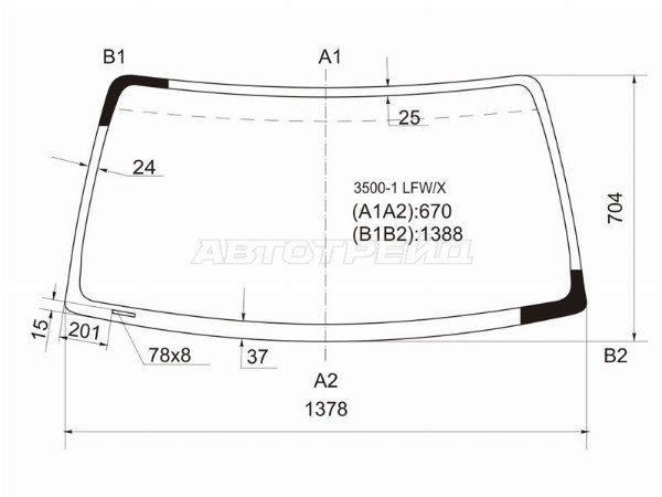 Стекло лобовое TOYOTA 4-RUNNER/HILUX SURF 95-02 Toyota 4runner