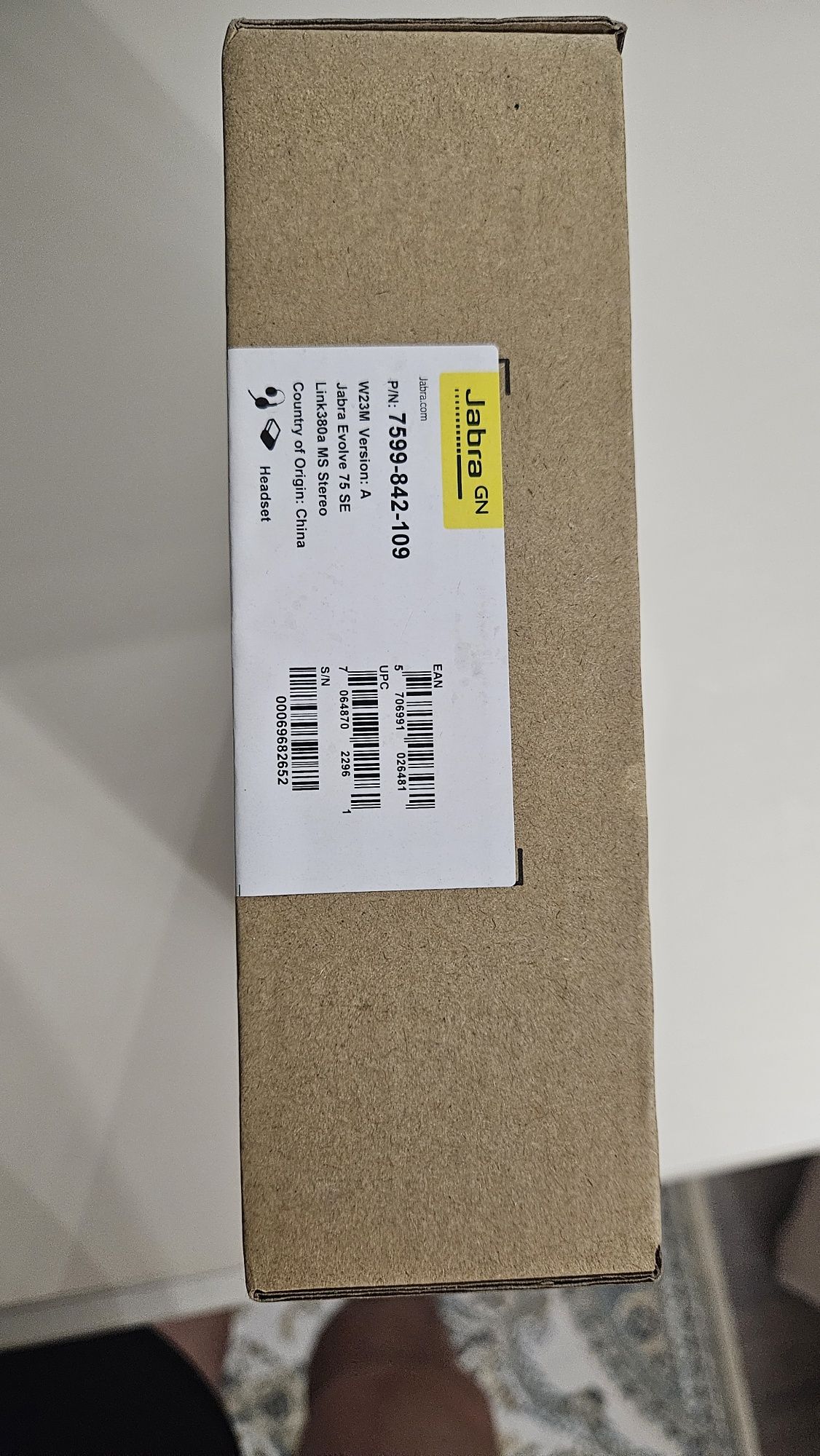 Наушники Jabra Evolve 75 SE черный