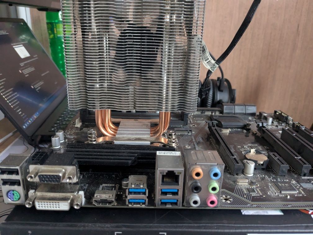 Gigabyte b250 + I5-7600k + башня DeepCool