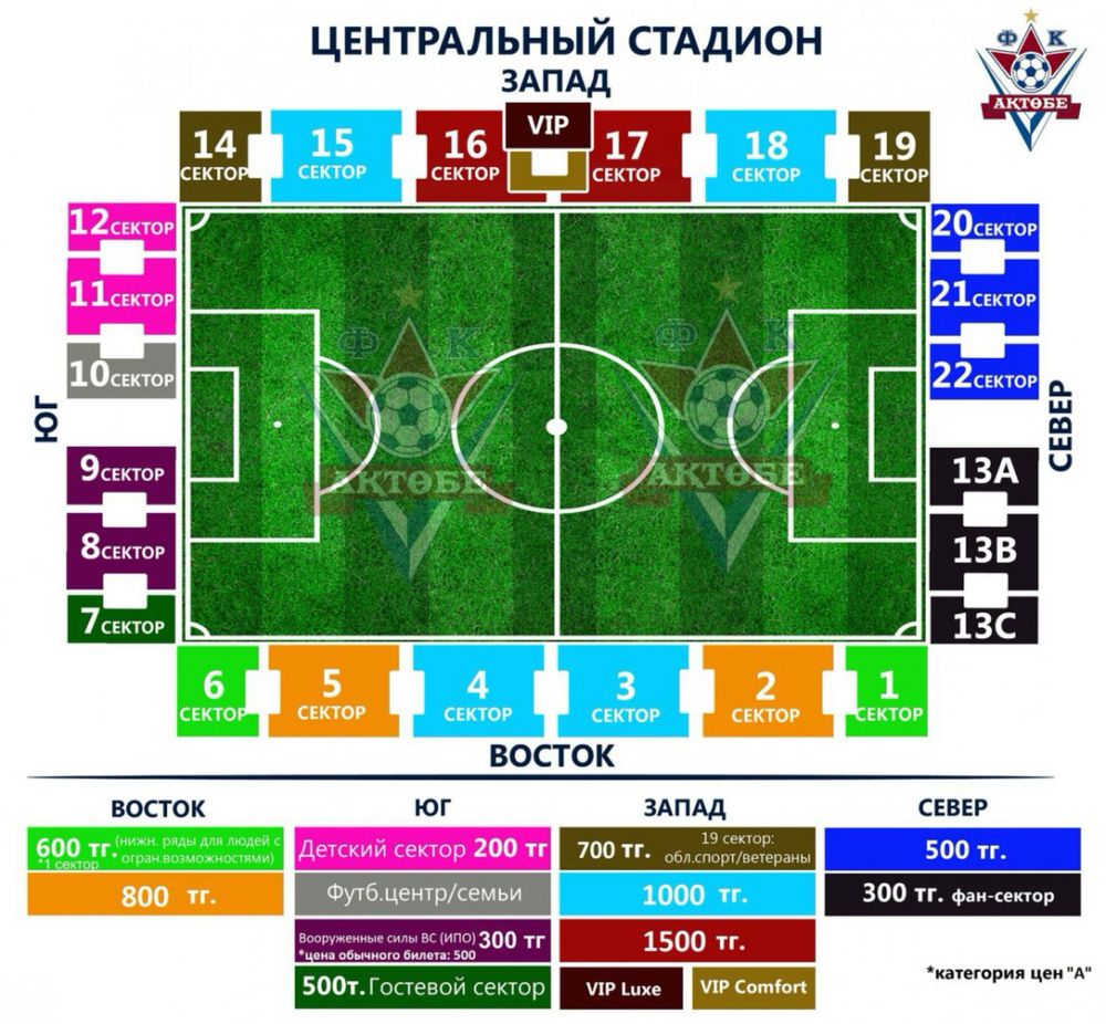 Актобе Спарта билеты футбол матч