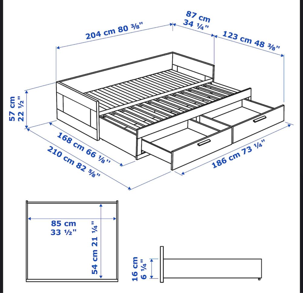 Кровать/диван IKEA
