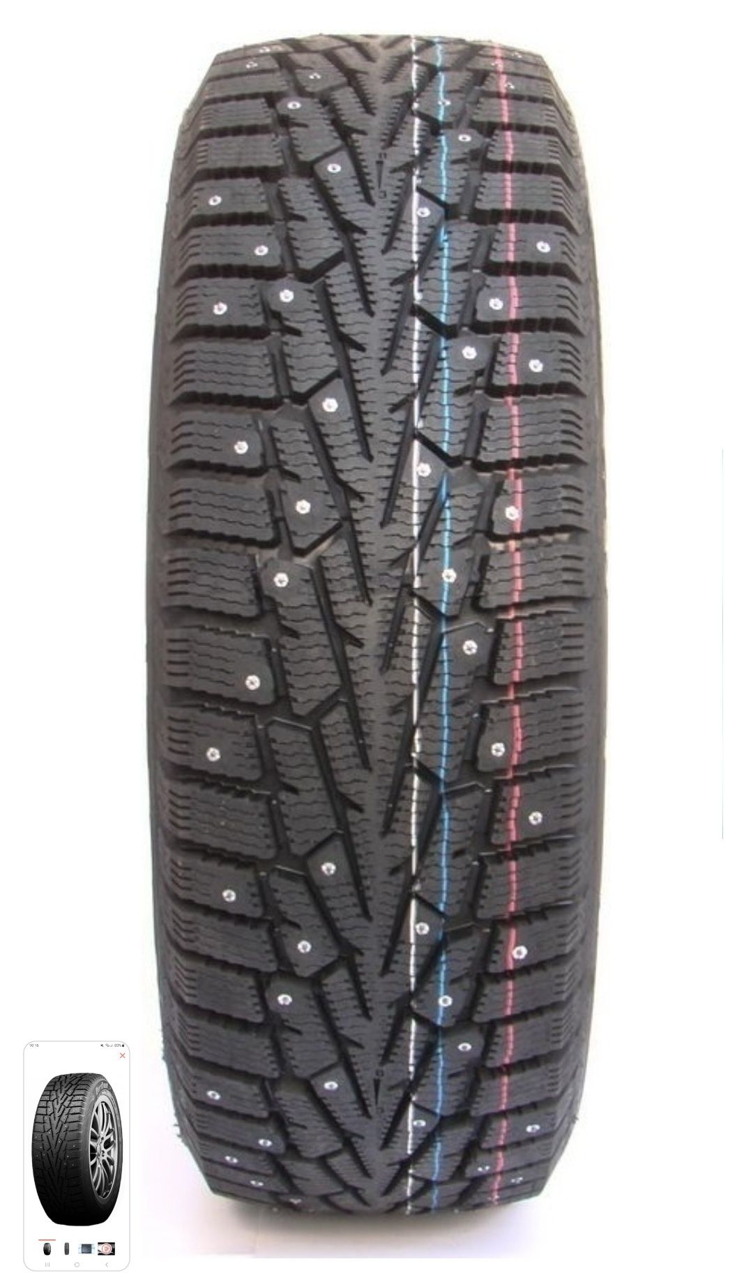 Зимние шины Cordiant Snow Cross 235/70 R16 106T с шипами