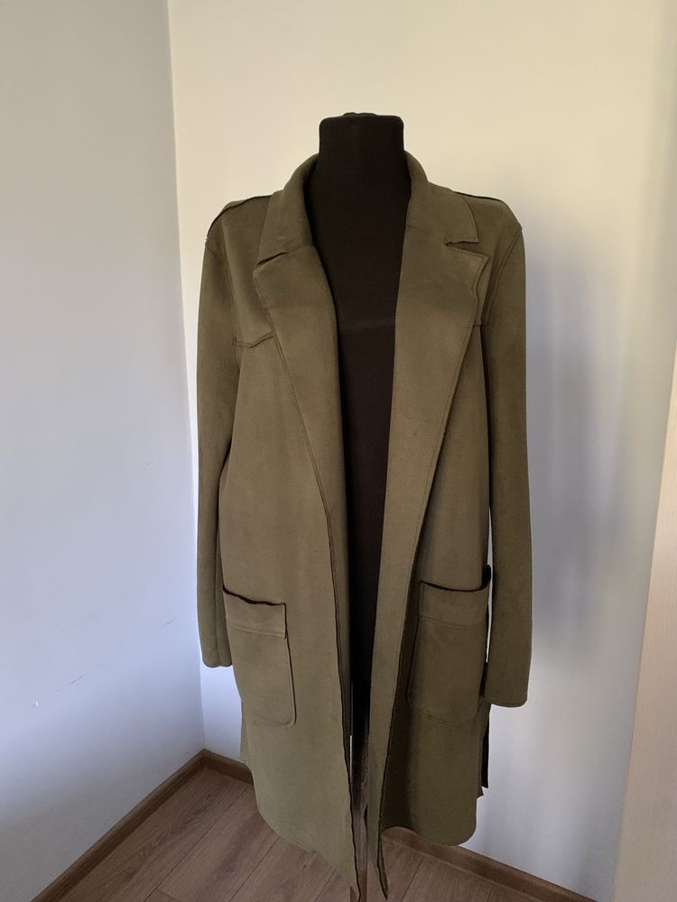 Накидка кардиган хаки Stradivarius / 42-44 хаки