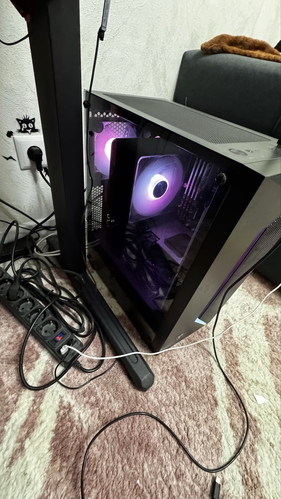 Мощный игровой ПК Ryzen 7 5700x 32GB/2TB/ARGB подсветкой
