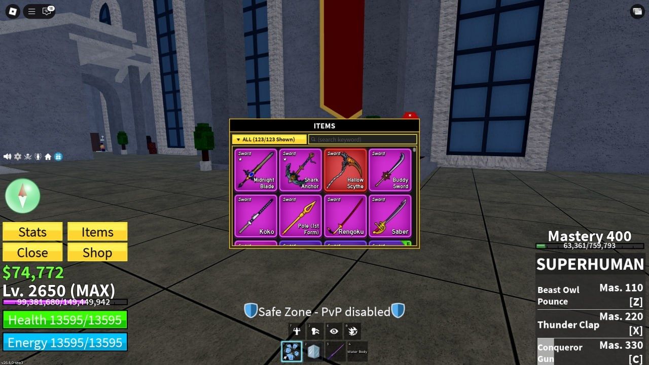Аккаунт блокс фрут blox fruit
