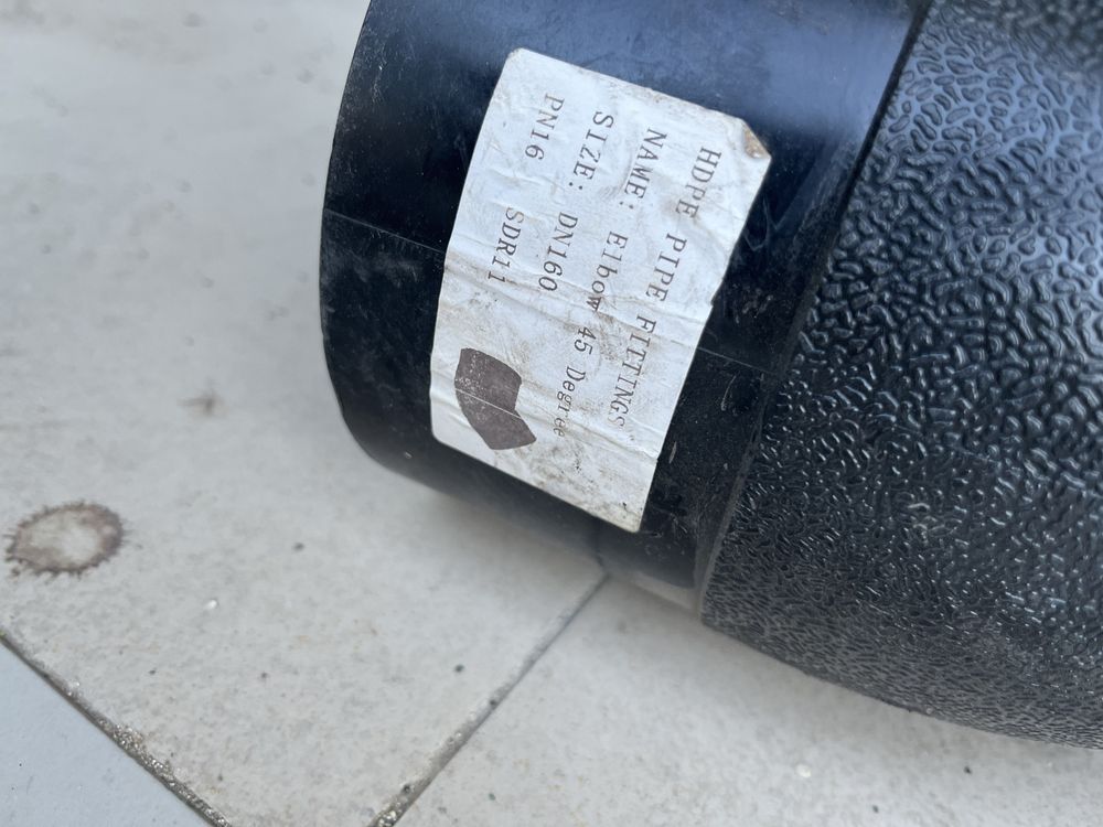 Hdpe pipe fittings / plastic flange
