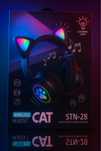 Наушники-Gear Geek STN-28 Cat LED