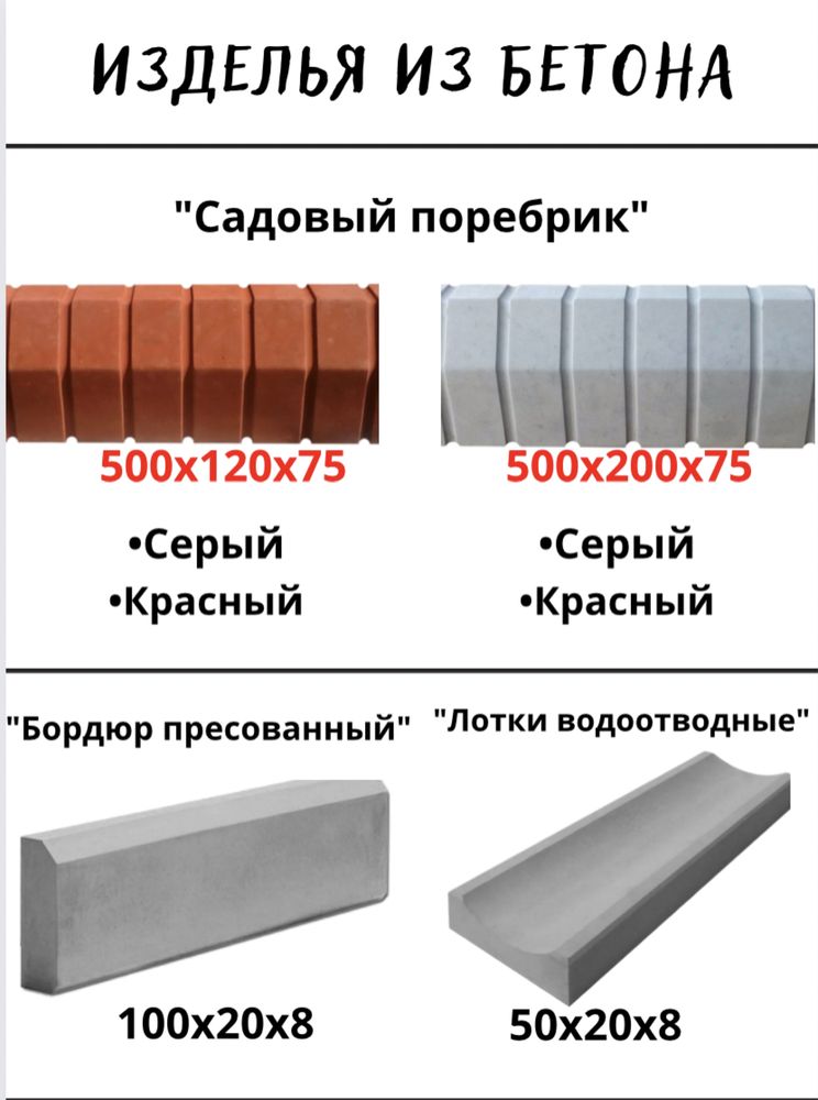Сплитерные блоки, Рванные блоки, Колонны, Шапки для забора, Бордюры