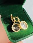 Золотые серьги «Chopard»