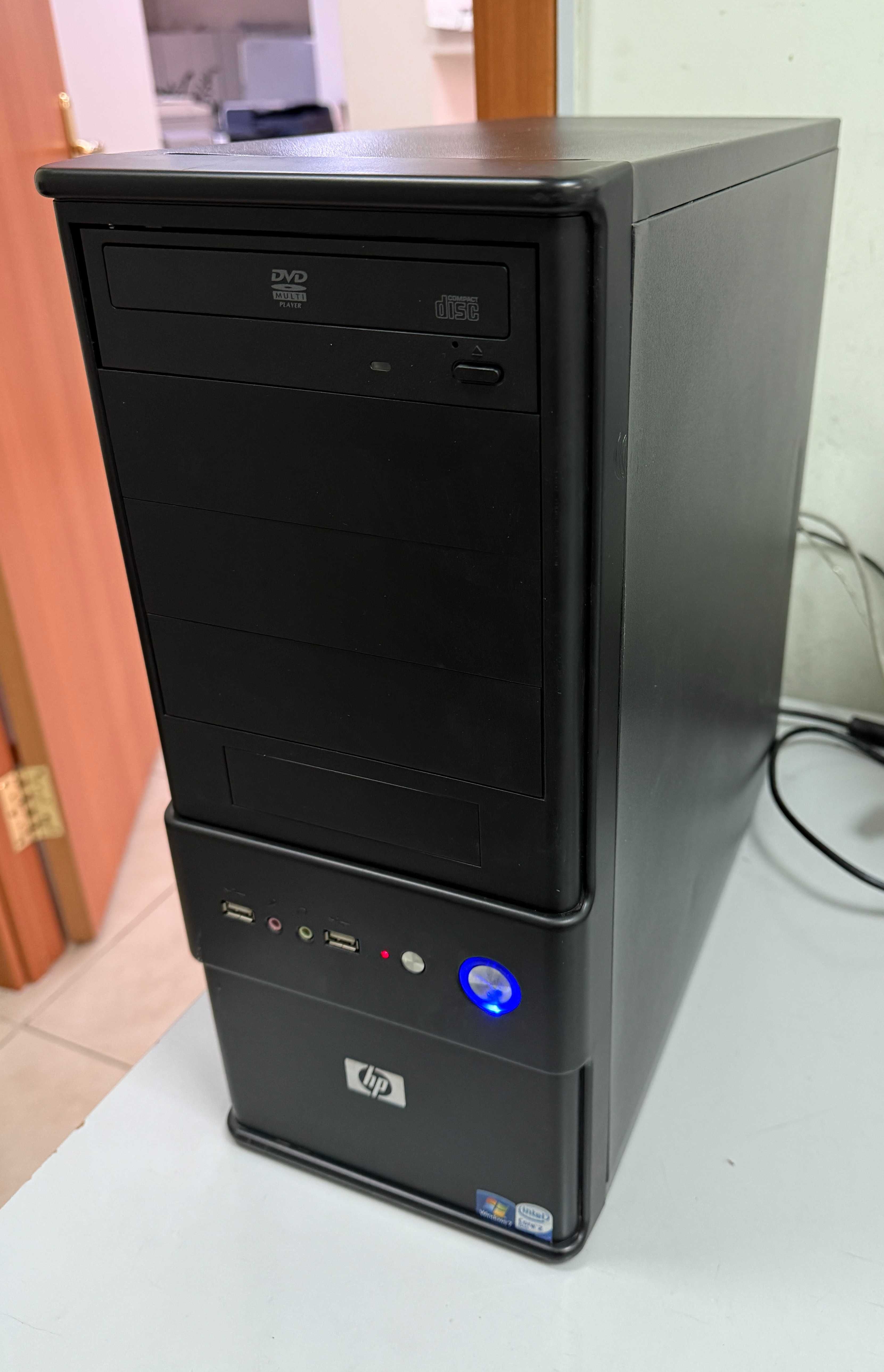 Компьютер Celeron E3400, 2.6 GHz с Монитором, клавиатура, мышь