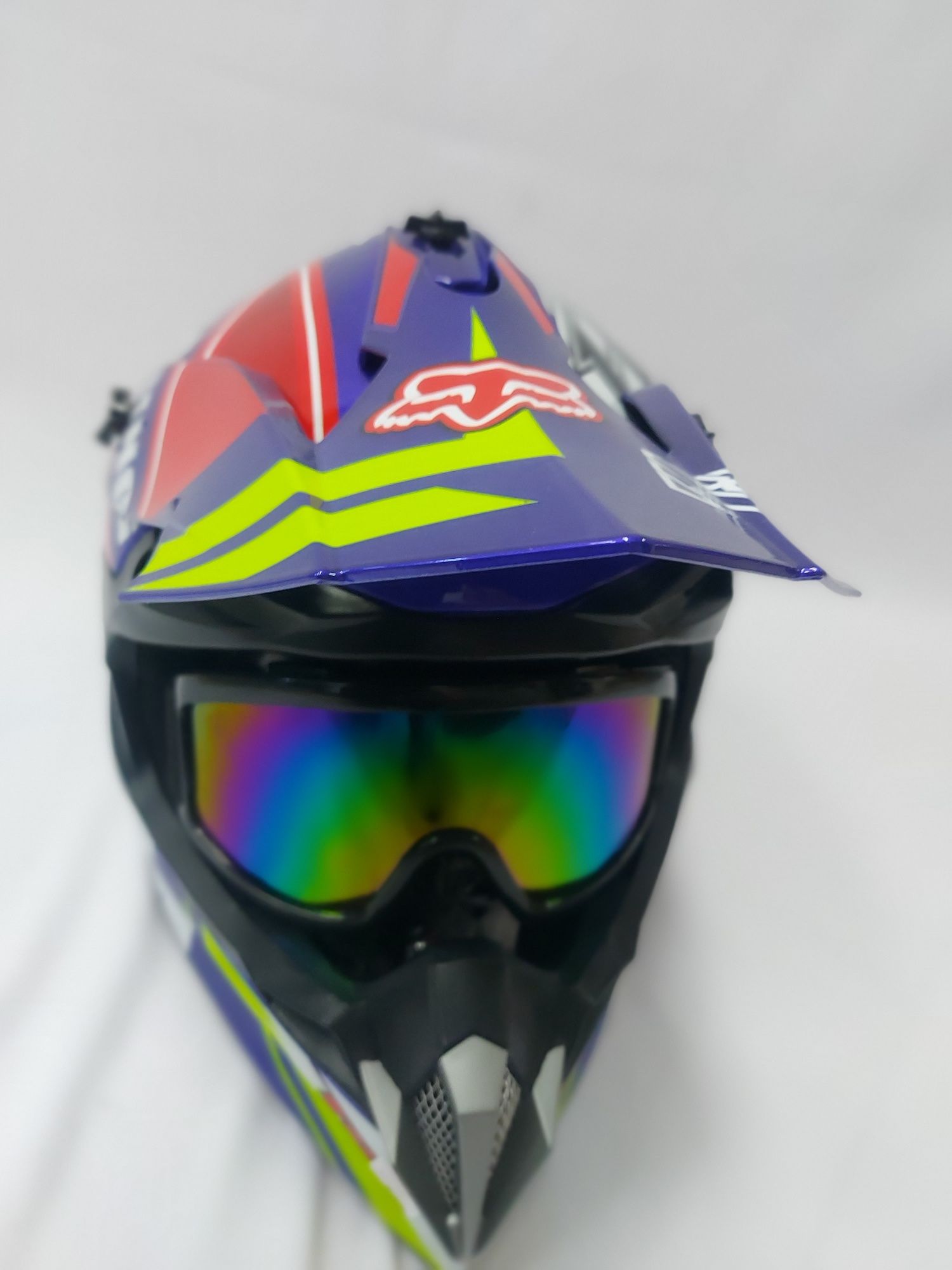 Новый крутой мотошлем, каска кросс FOX Racing