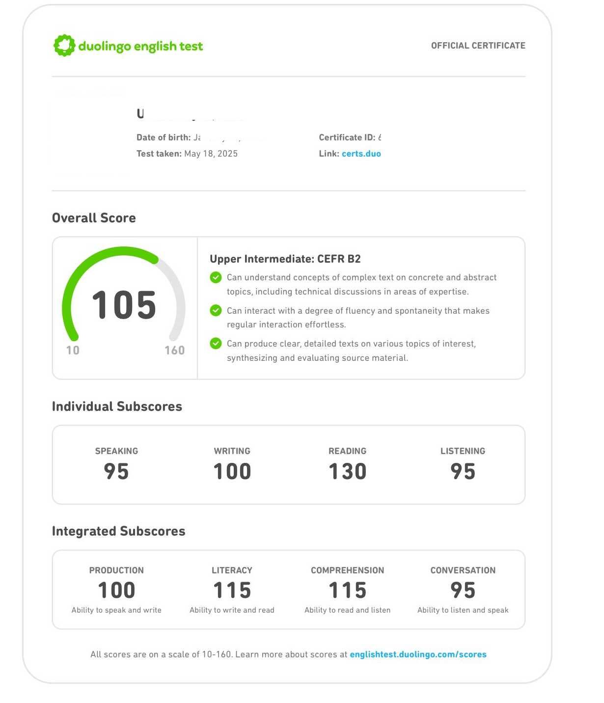 Duolingo English Test — поддержка при сдаче