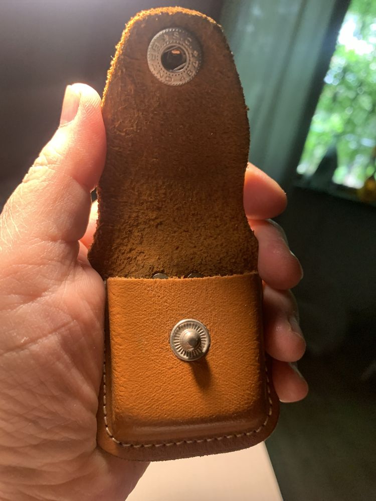Чехол для Zippo кожа