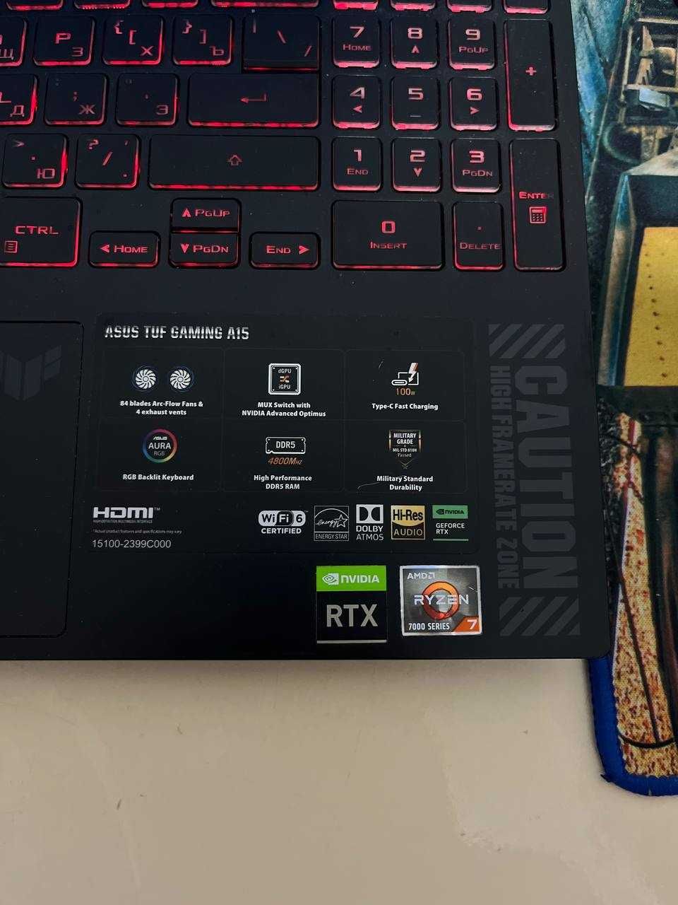 Игровой ноутбук ASUS TUF Gaming A15