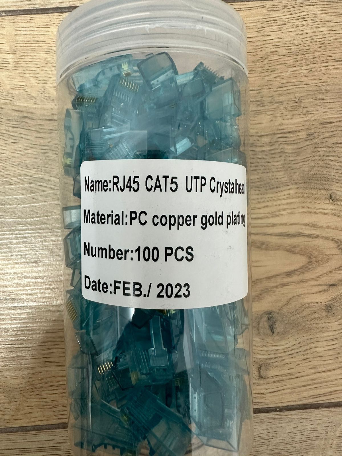 Коннекторы RJ45 CAT5 UTP