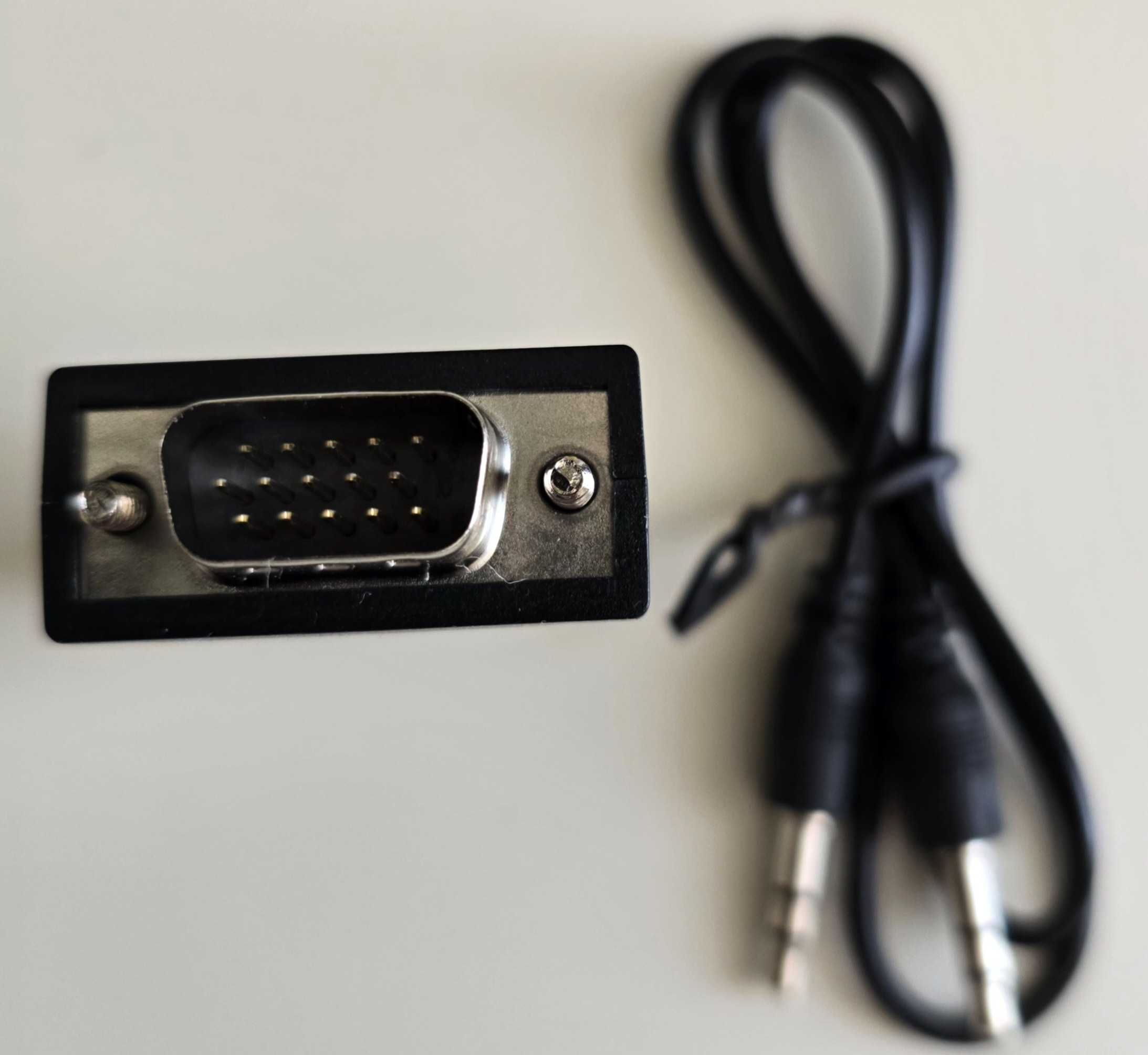 Адаптер переходник HDMI-VGA с аудиовыходом и кабелем