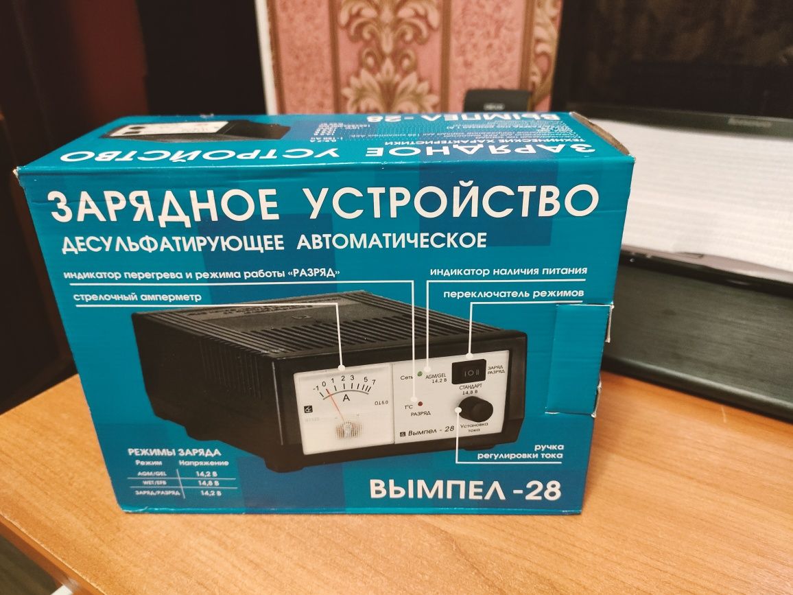 Зарядное устройство Вымпел-28 с функцией восстановления аккумулятора