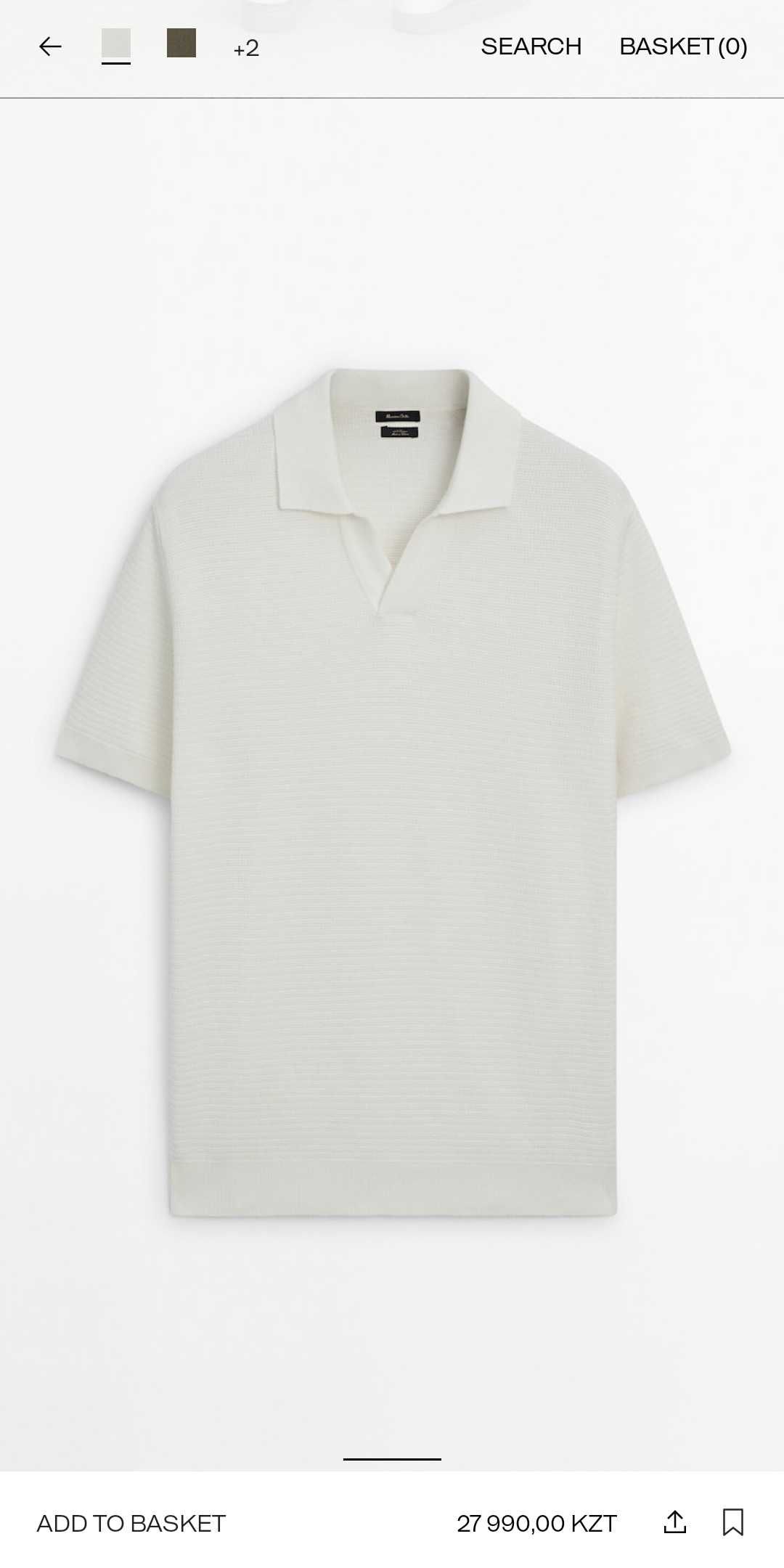 Massimo Dutti поло. 100% хлопок. M размер. Премиум.