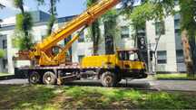 Услуги автокрана 25 тонник китаец