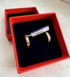 Золотые серьги Cartier