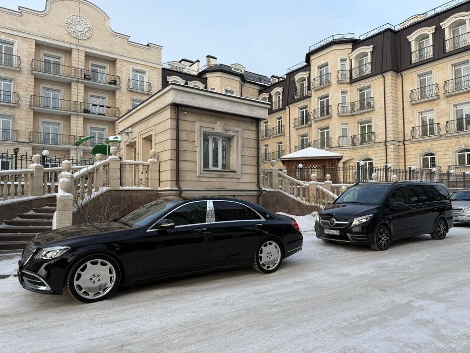 Аренда авто с водителем Мерседес Виано Вито V class S class