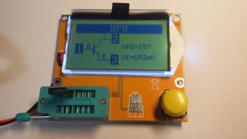 ESR тестер LCR-T4 + акриловый корпус