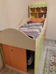 Срочно продам детскую кровать с ортопедическим матрасом.