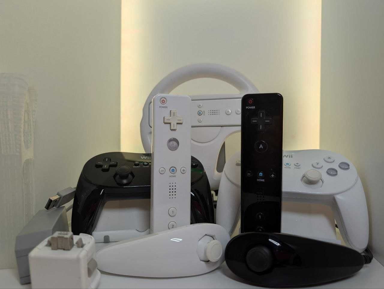 Nintendo Wii Аксессуары (Wii Remote, Nunchuk, Classic Controller и др)