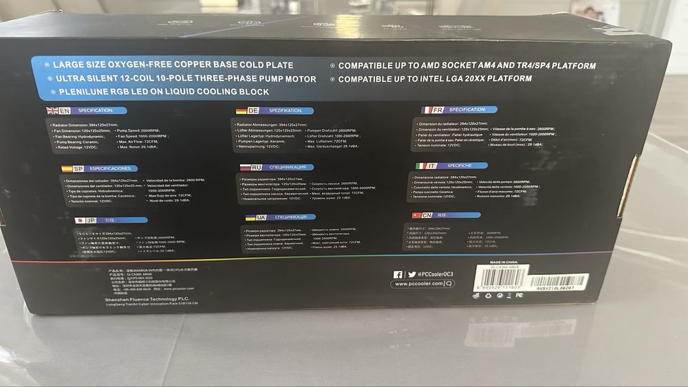 Кулер PCcooler GI-CX360 ARGB