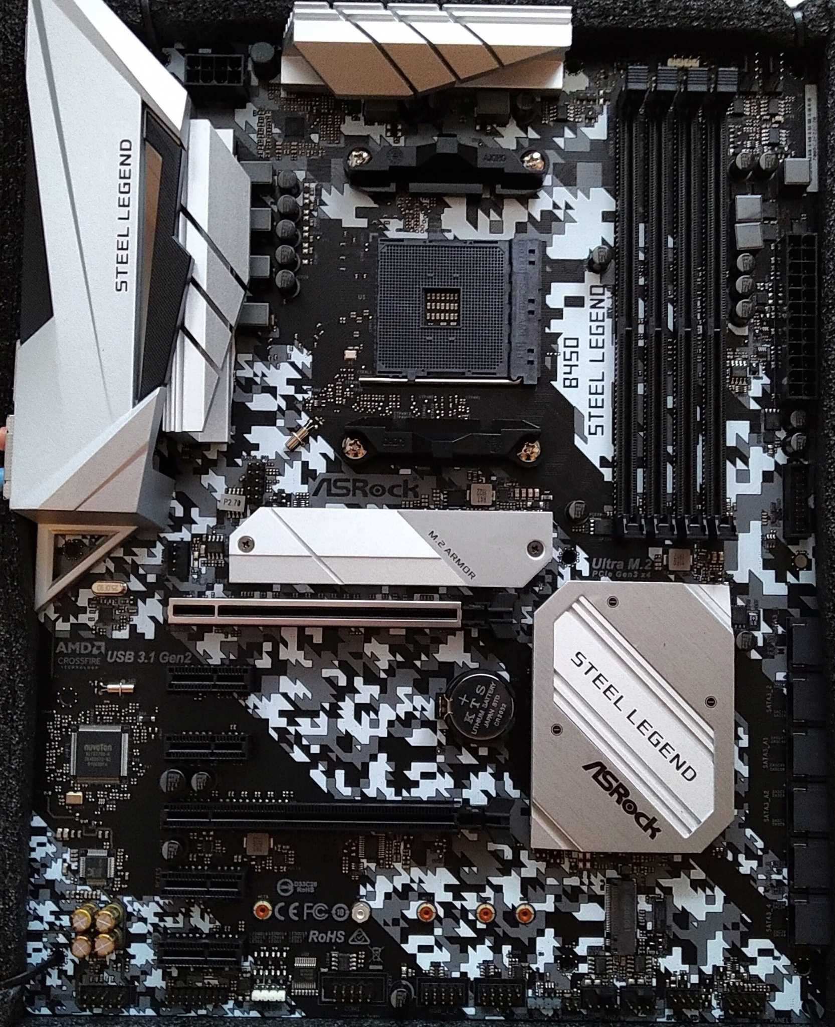 Материнская плата ASRock B450 Steel Legend