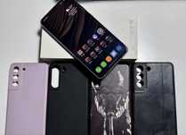 Samsung Galaxy S21FE 5G с коробкой и документами.