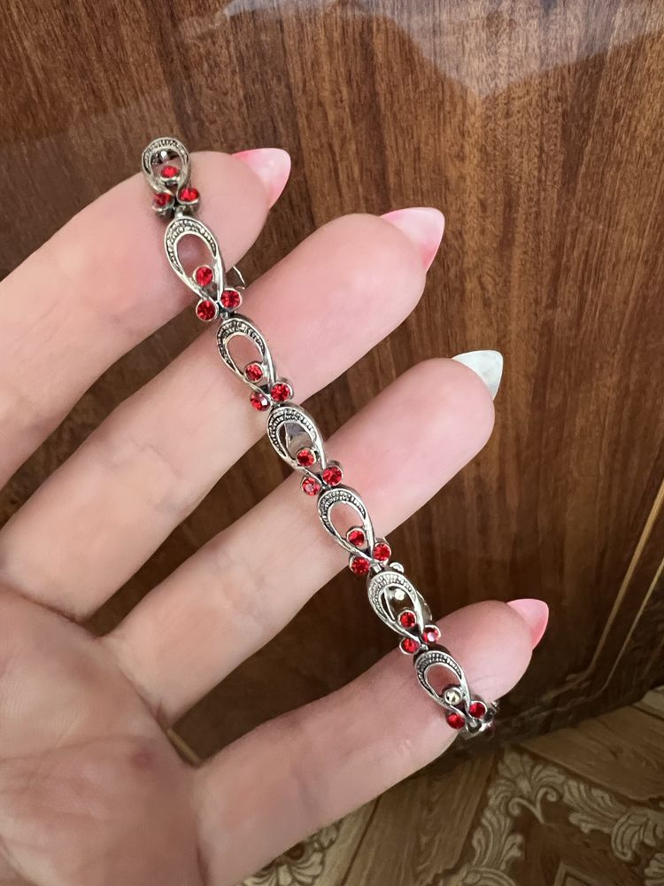 Браслет и кольца серебро