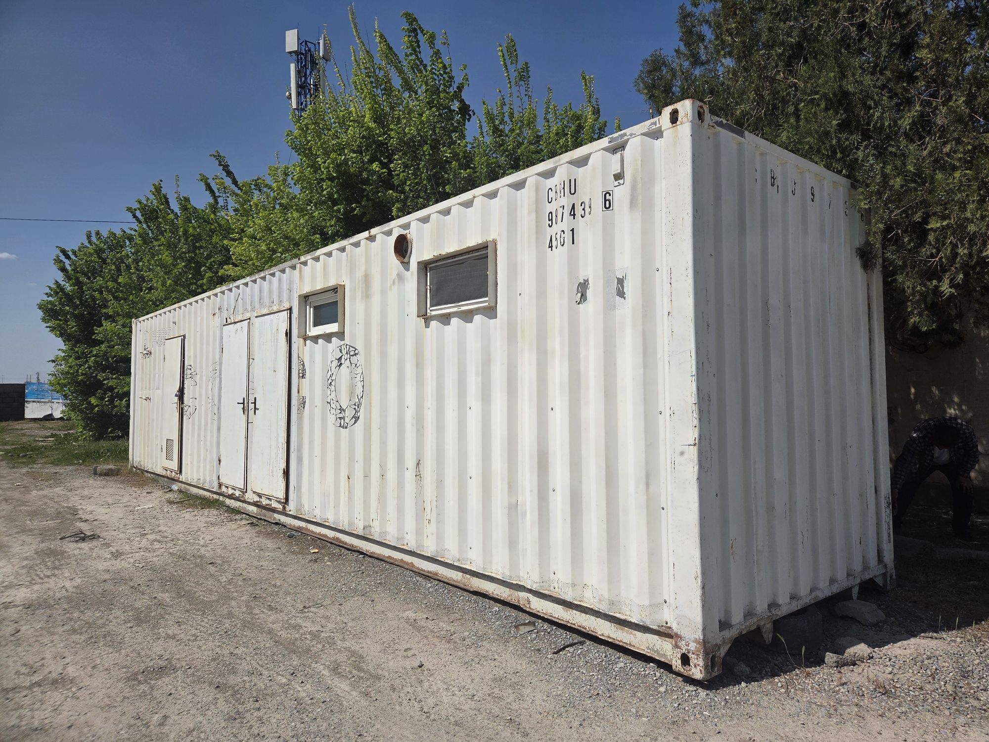 Утеплённый контейнер жилой 40 тонник