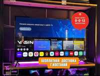 Новый телевизор Smart TV 81 см пульт указка, голосовой поиск код.46