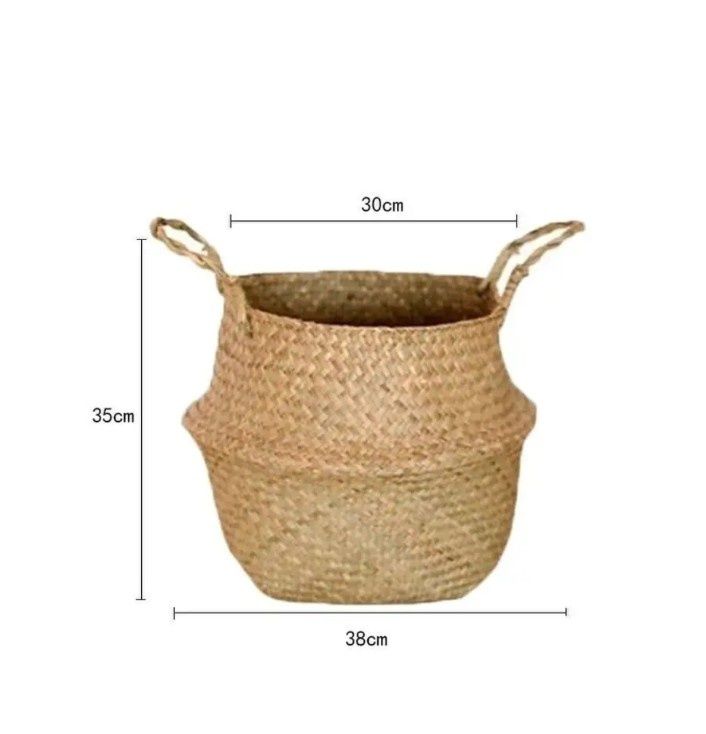 Продается корзина - кашпо из морских водорослей