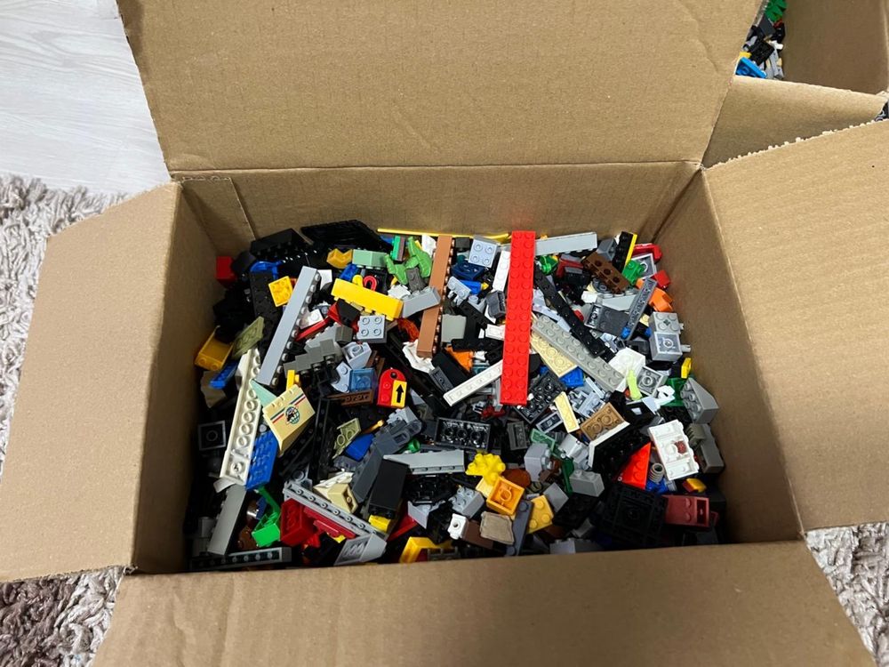 Конструктор лего lego остатки от разных наборов вперемешку 3 коробки