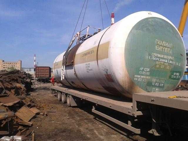 Газовые платформы для установки цистерн Пропана, Азота, и др в нал