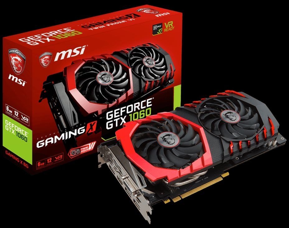Msi 1060 Gaming x  на 6gb с коробкой