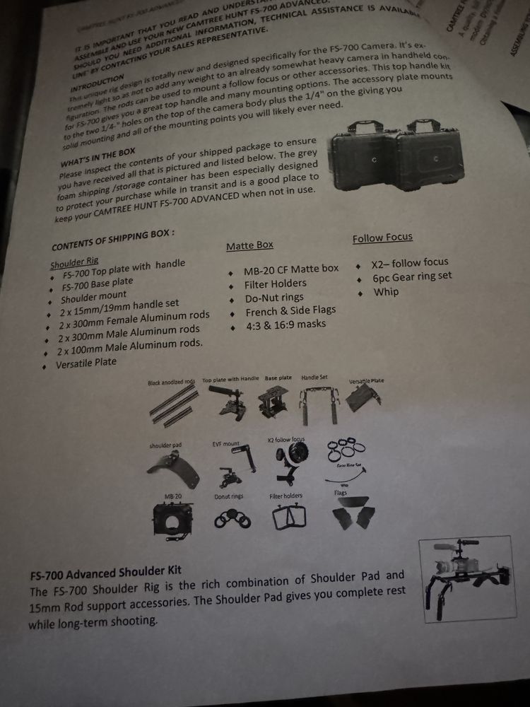 Комплект Camtree Hunt FS-700 Kit