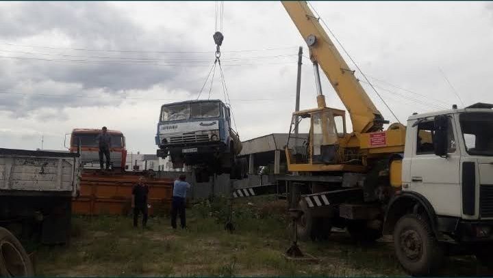 Ивановец автокран 16т/18м МАЗ кран